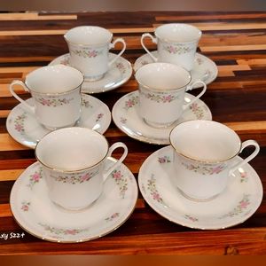 Crown Ming Bird Of Paradise Cup & Saucer set